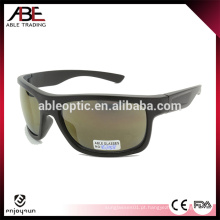 Óculos de sol esportivos de óculos pretos fosco de design especial de alta qualidade